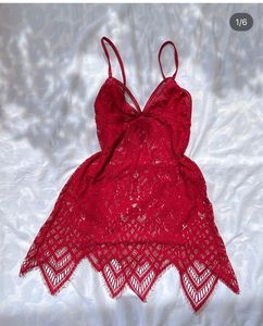 Red Slip Dress
