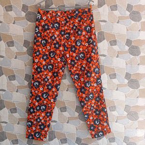 Floral Print Pants