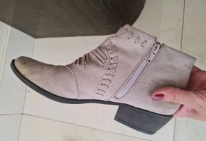 Suedette Ankle Boots