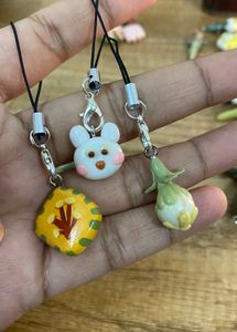 Handmade clay charms