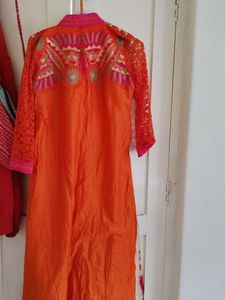 Organge Kurta Set