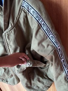 Stylish Khaki Jacket By Roadster
