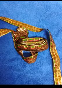Pack Of 2 Saree Laces And Pistachio Shells