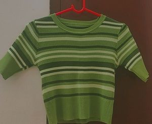 Stretchable Slim Fit Top CropTop