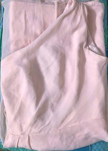 Pink One Shoulder Flared Dress..🩷