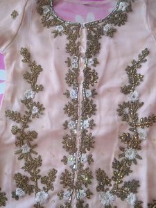Vintage Peach Sleeveless Dress