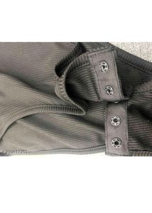 Black Sleeveless Bodysuit