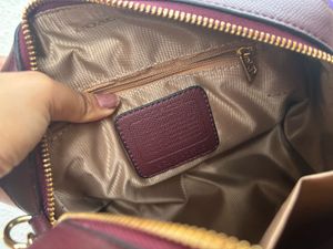 Coach Speedy Medium - Blush Pink &amp; Burgundy