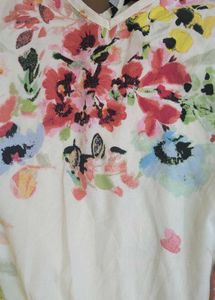 H&amp;M Floral Sundress with Open Back beachy vibe