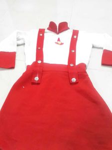 Vintage-Inspired Red &amp; White Dress