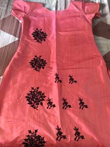 Peach New Kurta