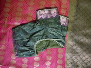 Elegant pink Semi Silk Saree