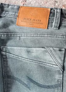 Gray Wash Denim Jeans