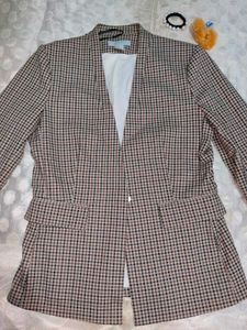 H&amp;M women Checked Blazer