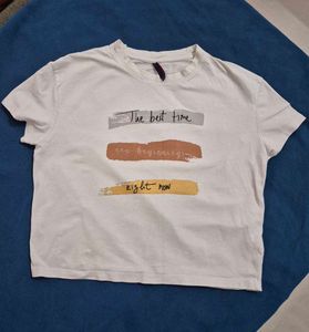 Graphic short Print Tee