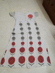 Long Gown Flower Kurta
