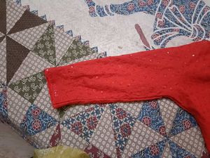 Beautiful 😍 Red ♥️ Kurta