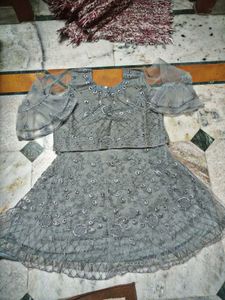 festive corset kurta sharara set