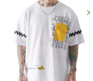 Size-S) The Souled Store White Oversized Tshirt