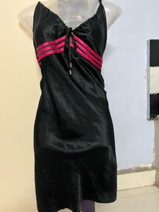 Linea Donatella Black Lingerie Slip Dress Gorgeous
