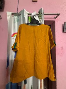 Mustard Yellow Tunic Top