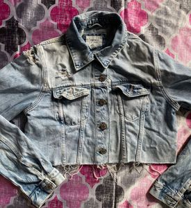 Forever 21 Crop Denim Jacket