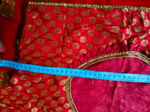 Red Jari Woven Saree