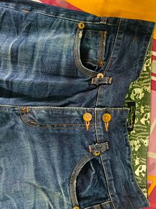 Foldable Blue Jeans