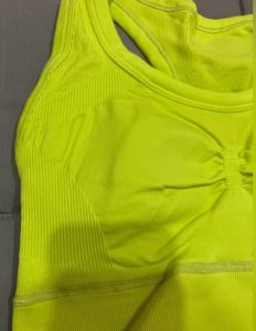 adidasAdidas Lime Green Studio Bra