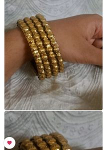 Set of 4 Gold-Tone Bangles
