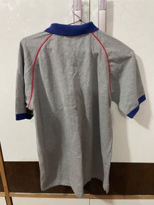 Stylish Grey Polo T-Shirt