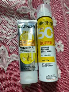 Garnier Facewash+ Sunscreen SPF 50 PA+++