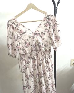 Floral V-Neck Maxi Dress