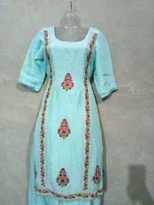 Sky Blue Salwar Suit