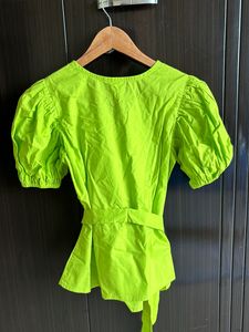 Athena Neon Green Top