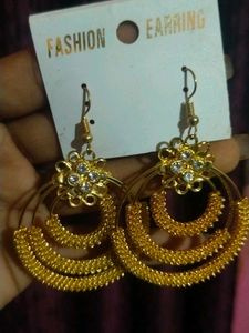 Golden Hoop Earrings