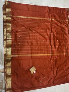 pure silk with border