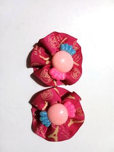 Pink Hair Clips