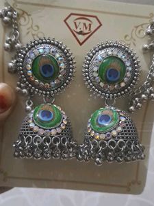 Peacock Jhumkha