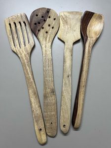 Wooden Spatula Set Unused