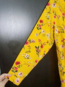Floral Yellow Top