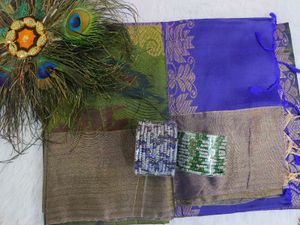 Green Banarasi Saree