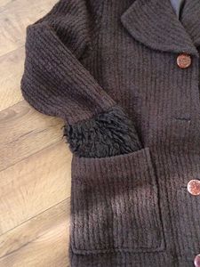 Vintage Brown Wool Coat