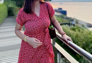 🧨CUTE SUNMER Floral Wrap Dress- ONLY RS 169