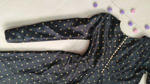 Aks Women Woven Design Anarkali Kurt