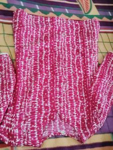 Pink Patterned Shorts