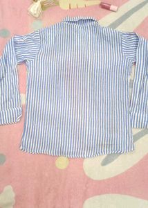 Striped Button-Down Shirt