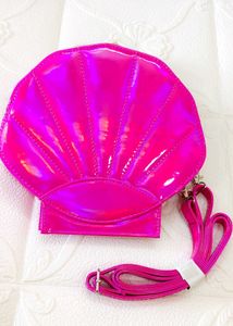 Cute Holographic Pinteresty Shell Sling Bag