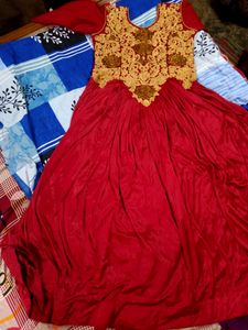Readymade Mahroon Gown