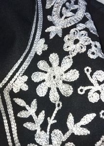 Black Embroidered Top